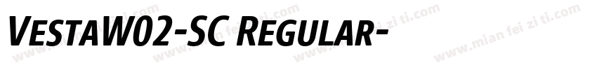 VestaW02-SC Regular字体转换